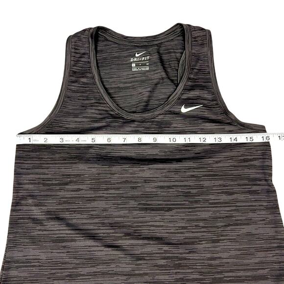 𝅺Nike Dri-Fit Women's Workout Tank Gray Heather Size S Athleisure Workout - Picture 5 of 6